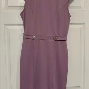 New York & Company Lavender Midi Dress